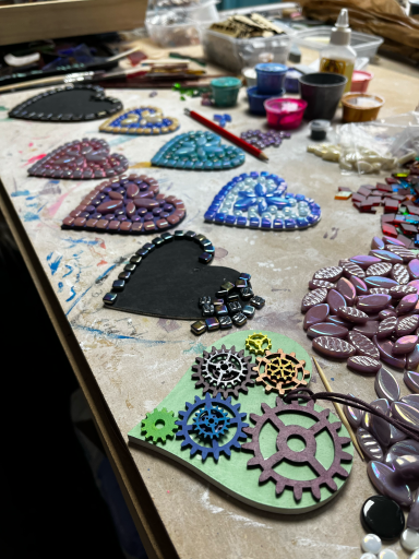 Mosaic hearts